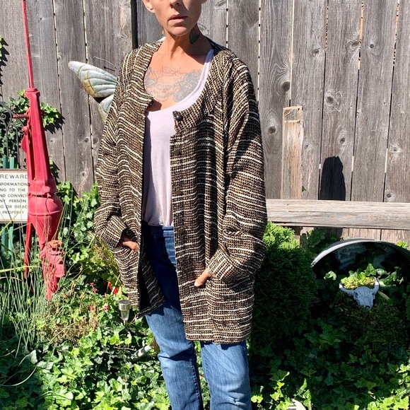 NWT Ulla Popken tweed boyfriend plus size blazer - Picture 7 of 10